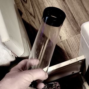 Mens pump 10 inches I believe. Got as a gag gift